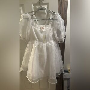 Francesca’s White Bridal Dress